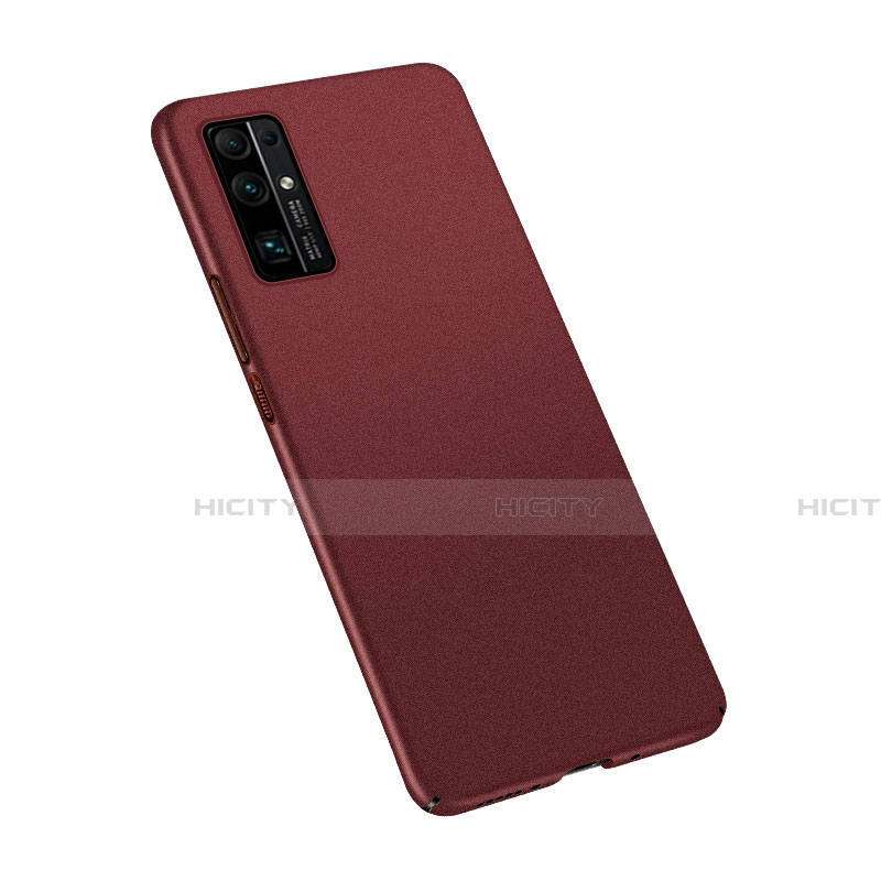 Funda Dura Plastico Rigida Carcasa Mate M02 para Huawei Honor 30 Rojo Rosa