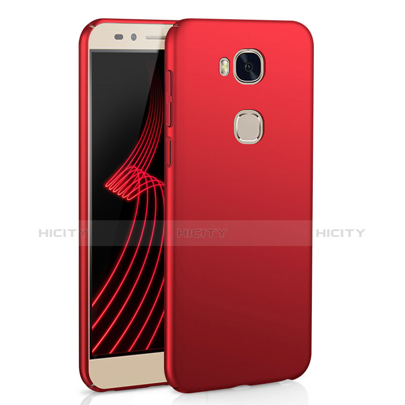 Funda Dura Plastico Rigida Carcasa Mate M02 para Huawei Honor 5X Rojo