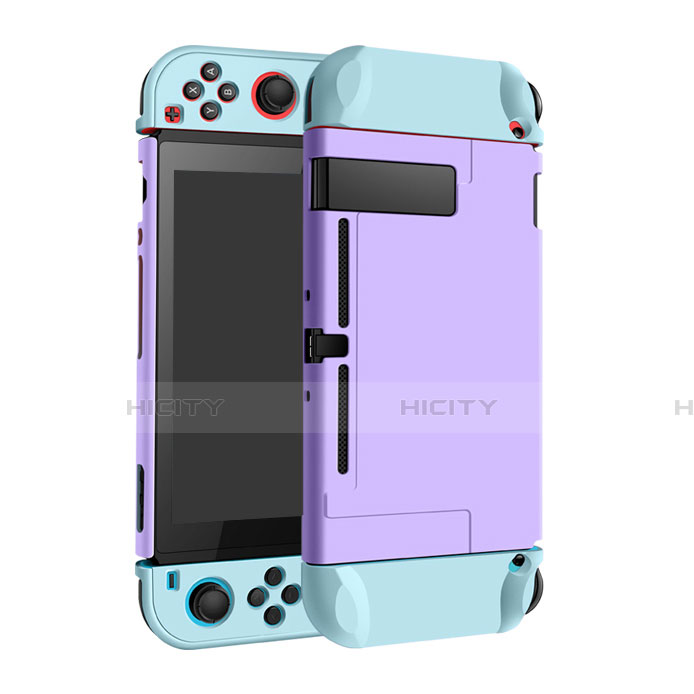 Funda Dura Plastico Rigida Carcasa Mate M02 para Nintendo Switch Morado