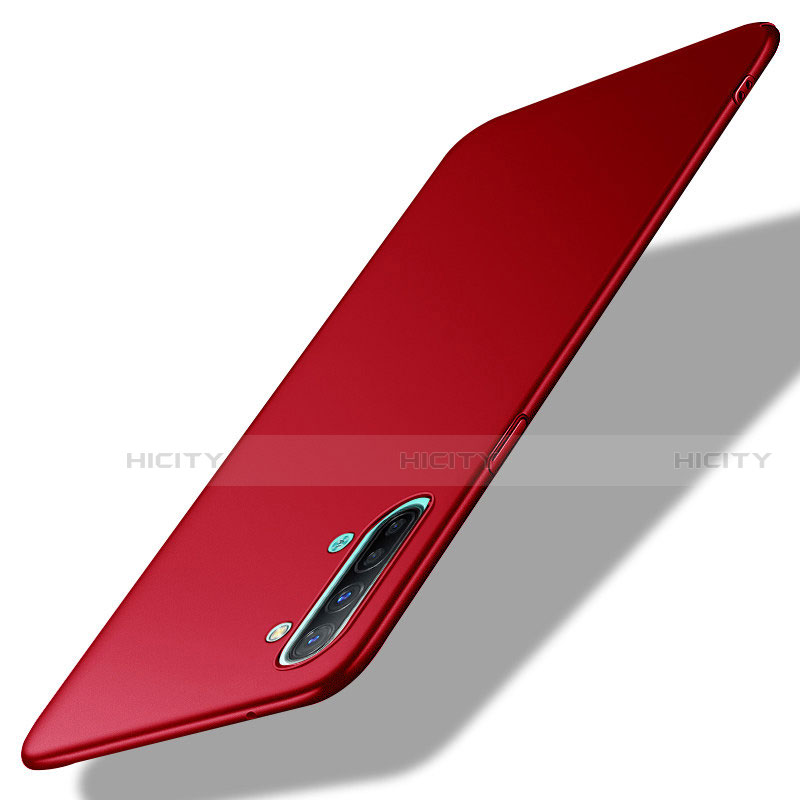 Funda Dura Plastico Rigida Carcasa Mate M02 para Oppo F15 Rojo