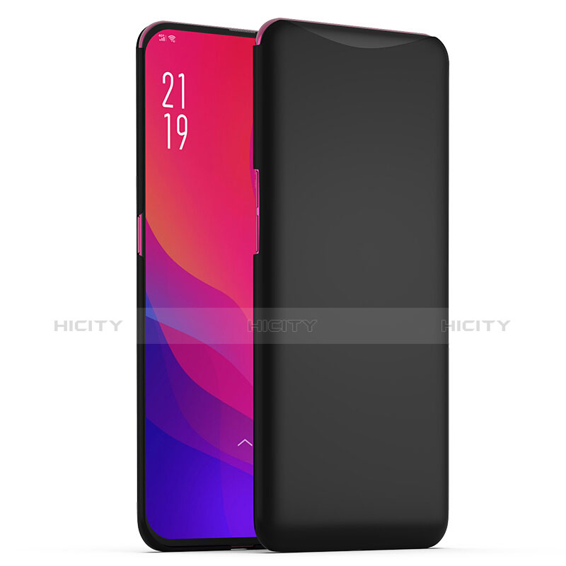 Funda Dura Plastico Rigida Carcasa Mate M02 para Oppo Find X Negro