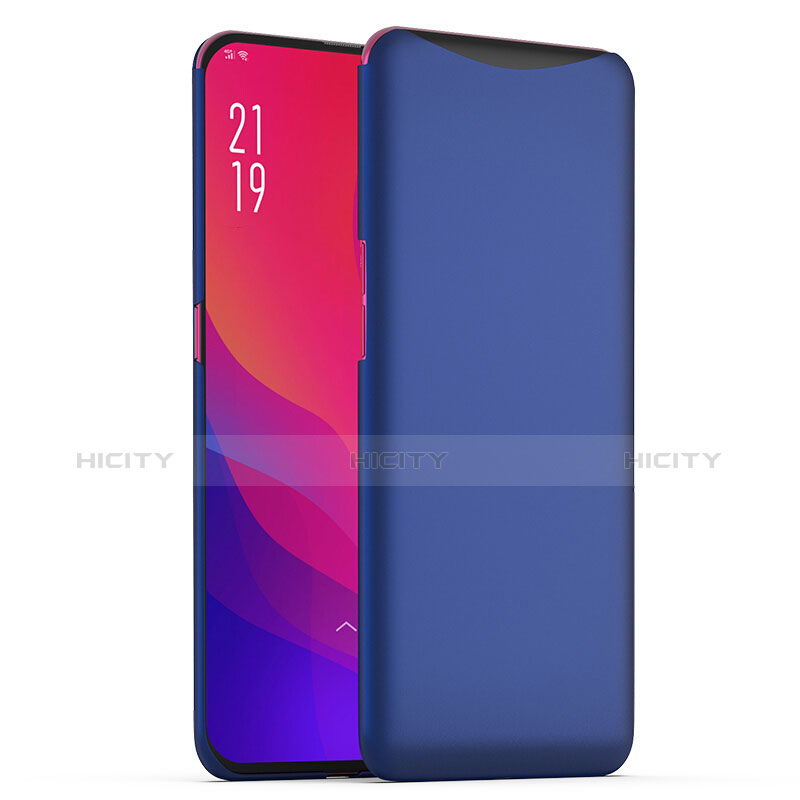 Funda Dura Plastico Rigida Carcasa Mate M02 para Oppo Find X Super Flash Edition Azul