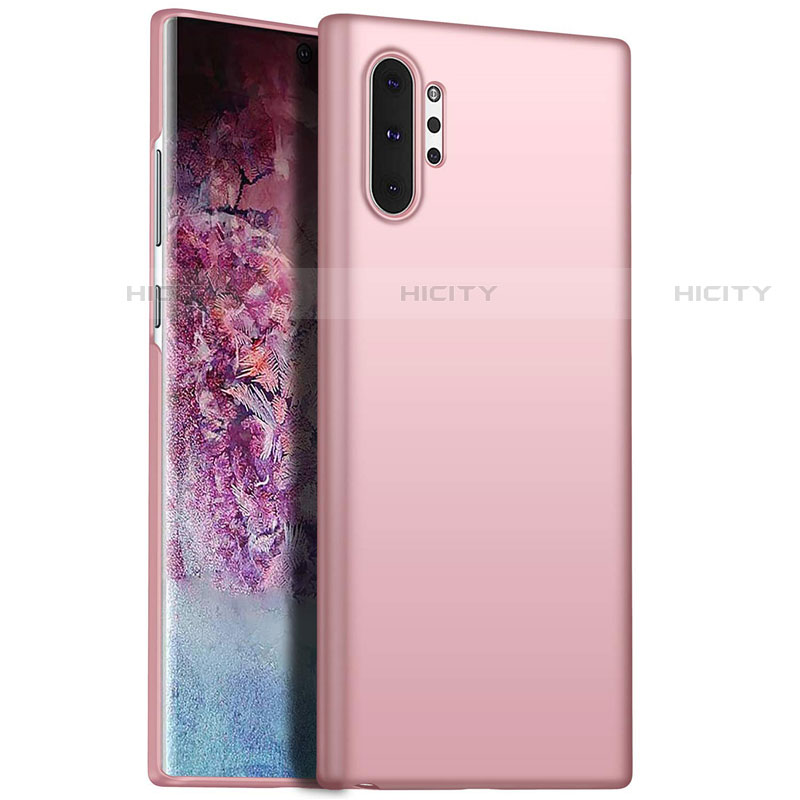 Funda Dura Plastico Rigida Carcasa Mate M02 para Samsung Galaxy Note 10 Plus Oro Rosa