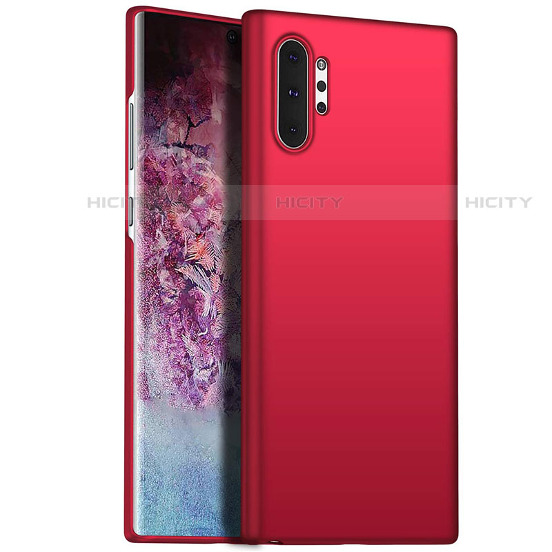 Funda Dura Plastico Rigida Carcasa Mate M02 para Samsung Galaxy Note 10 Plus Rojo