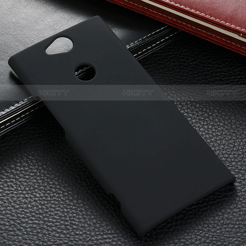 Funda Dura Plastico Rigida Carcasa Mate M02 para Sony Xperia XA2 Negro