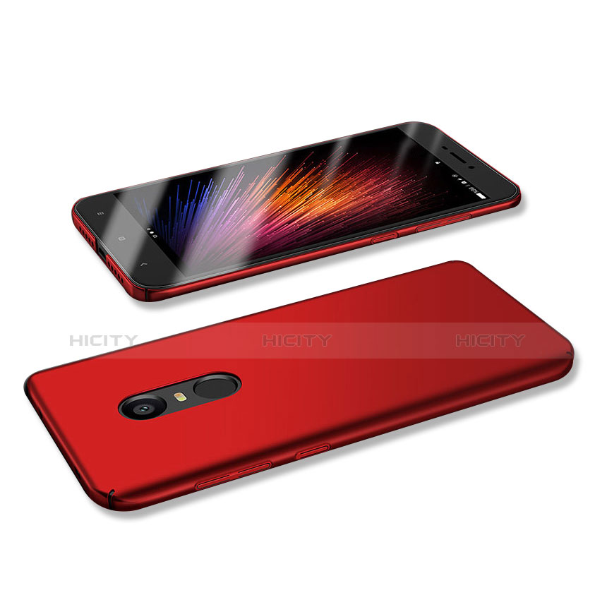 Funda Dura Plastico Rigida Carcasa Mate M02 para Xiaomi Redmi Note 4 Standard Edition Rojo