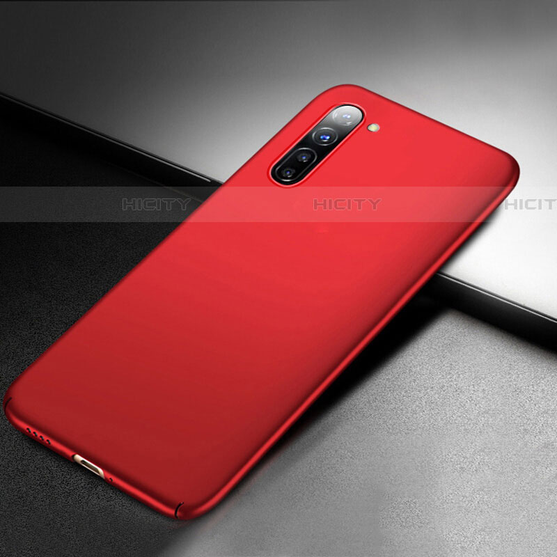 Funda Dura Plastico Rigida Carcasa Mate M03 para Oppo Find X2 Lite Rojo