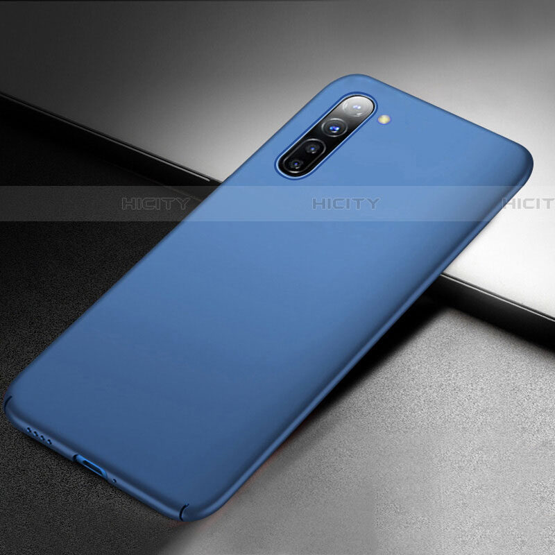 Funda Dura Plastico Rigida Carcasa Mate M03 para Oppo Reno3 Azul