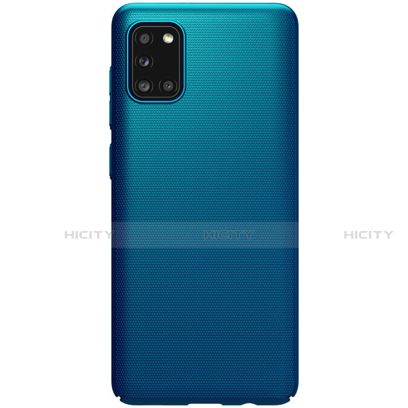 Funda Dura Plastico Rigida Carcasa Mate M03 para Samsung Galaxy A31 Azul