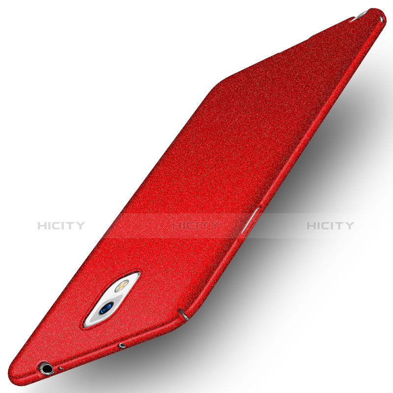 Funda Dura Plastico Rigida Carcasa Mate M03 para Samsung Galaxy Note 3 N9000 Rojo