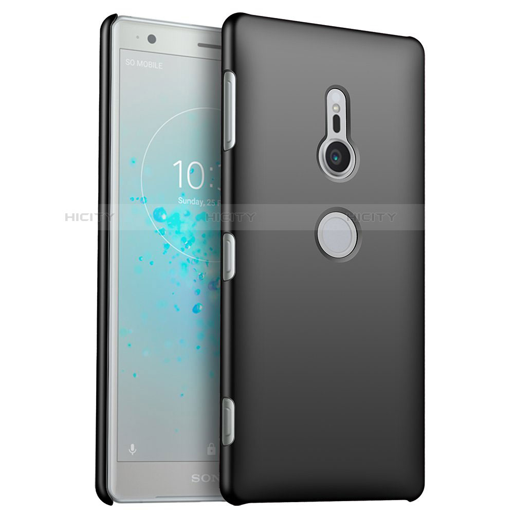 Funda Dura Plastico Rigida Carcasa Mate M03 para Sony Xperia XZ2 Negro