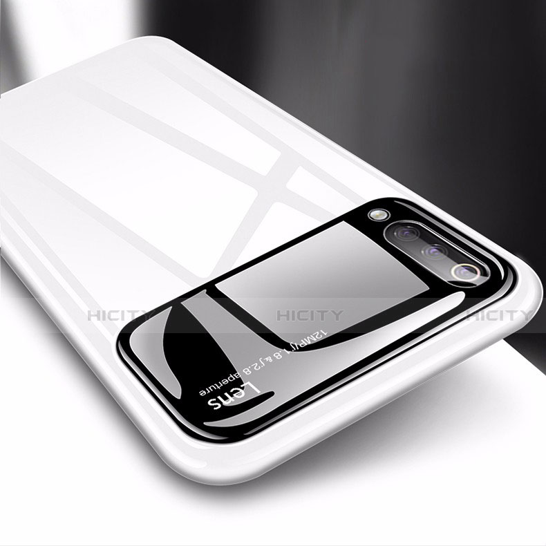 Funda Dura Plastico Rigida Carcasa Mate M03 para Xiaomi CC9e Blanco