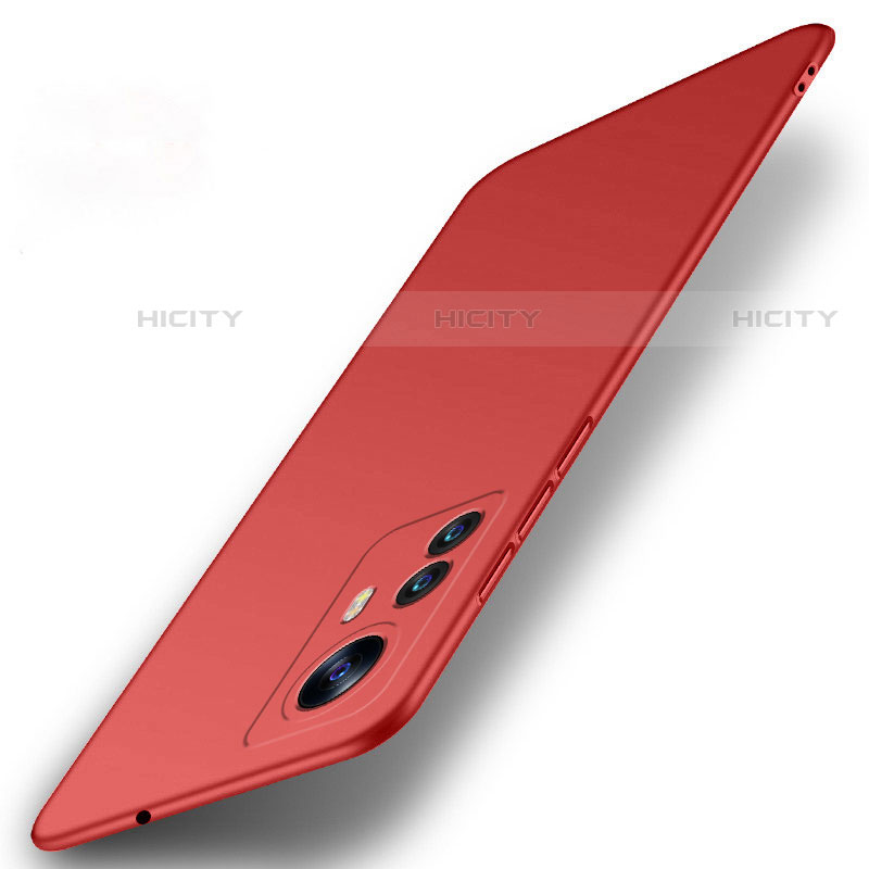 Funda Dura Plastico Rigida Carcasa Mate M03 para Xiaomi Mi 12S Pro 5G Rojo