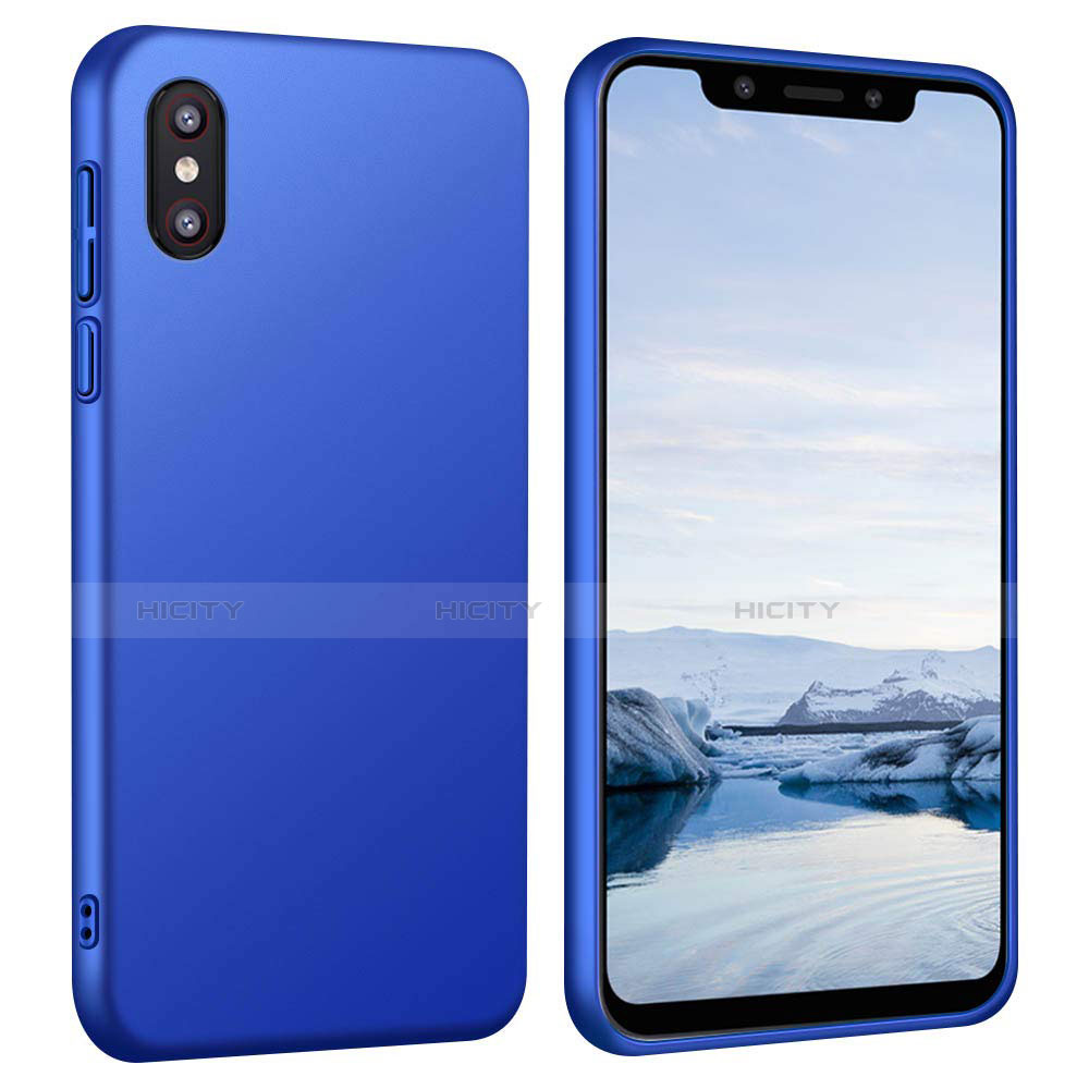 Funda Dura Plastico Rigida Carcasa Mate M03 para Xiaomi Mi 8 Pro Global Version Azul