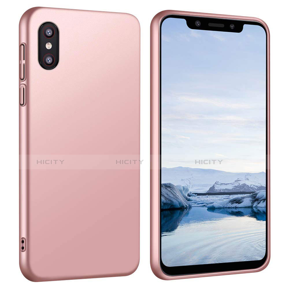 Funda Dura Plastico Rigida Carcasa Mate M03 para Xiaomi Mi 8 Pro Global Version Oro Rosa