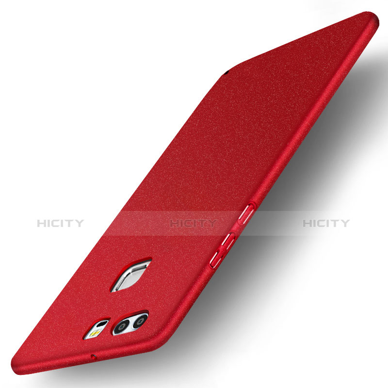 Funda Dura Plastico Rigida Carcasa Mate M04 para Huawei P9 Plus Rojo