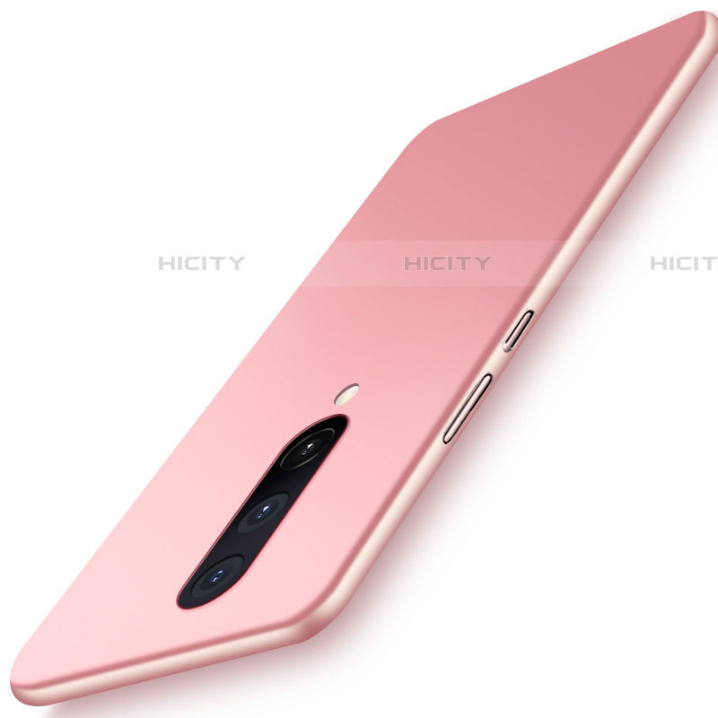 Funda Dura Plastico Rigida Carcasa Mate P01 para OnePlus 8 Oro Rosa