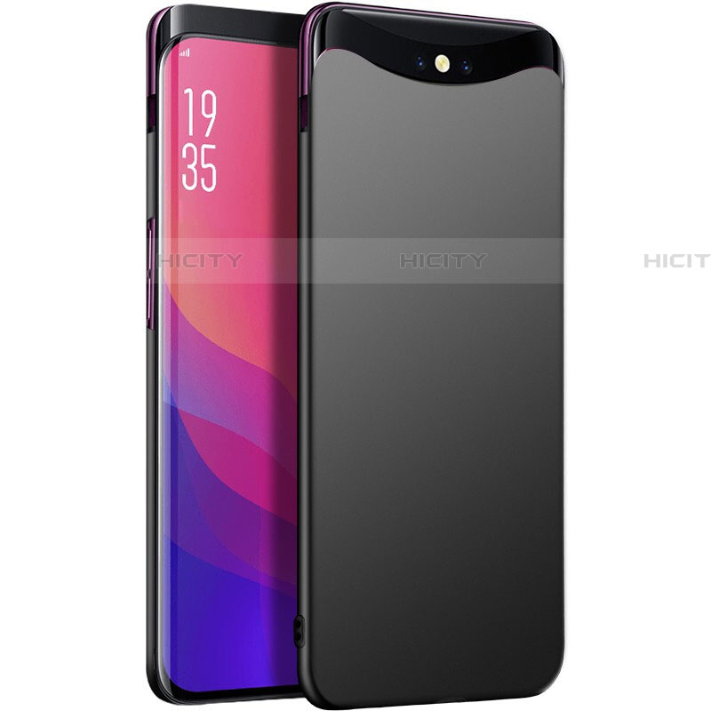 Funda Dura Plastico Rigida Carcasa Mate P01 para Oppo Find X Super Flash Edition Negro