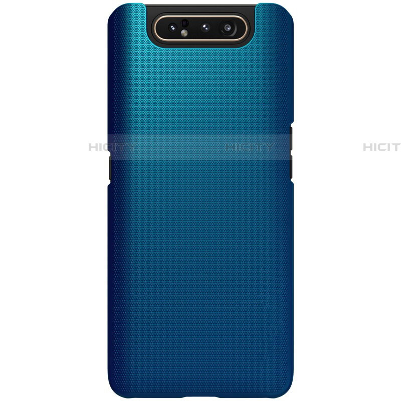 Funda Dura Plastico Rigida Carcasa Mate P01 para Samsung Galaxy A90 4G Azul