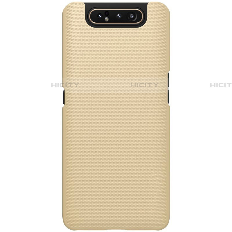 Funda Dura Plastico Rigida Carcasa Mate P01 para Samsung Galaxy A90 4G Oro