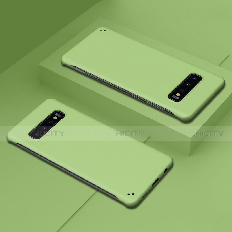 Funda Dura Plastico Rigida Carcasa Mate P01 para Samsung Galaxy S10 Verde