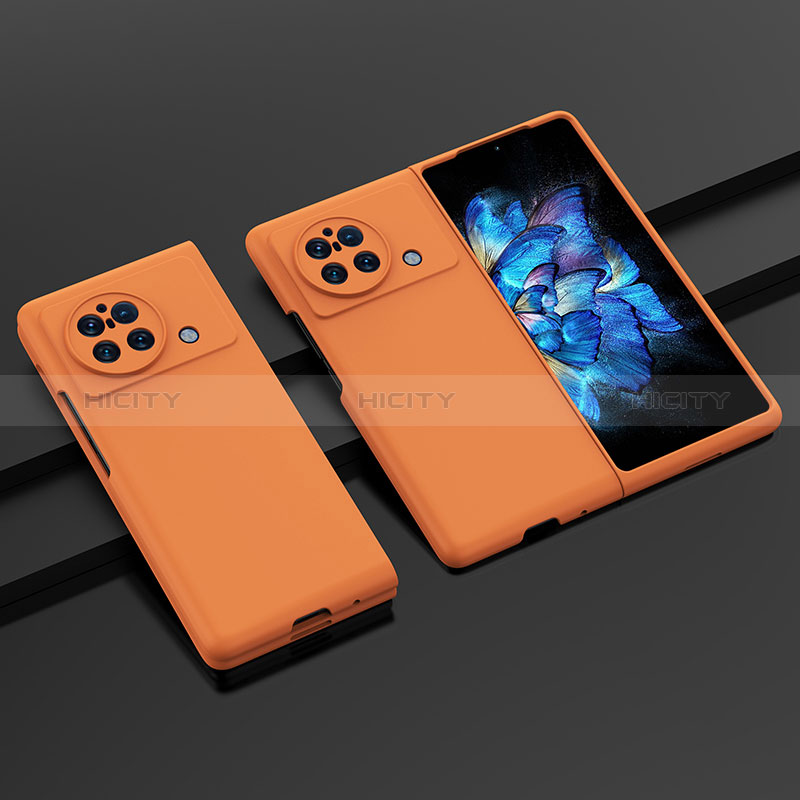 Funda Dura Plastico Rigida Carcasa Mate P01 para Vivo X Fold2 5G Naranja