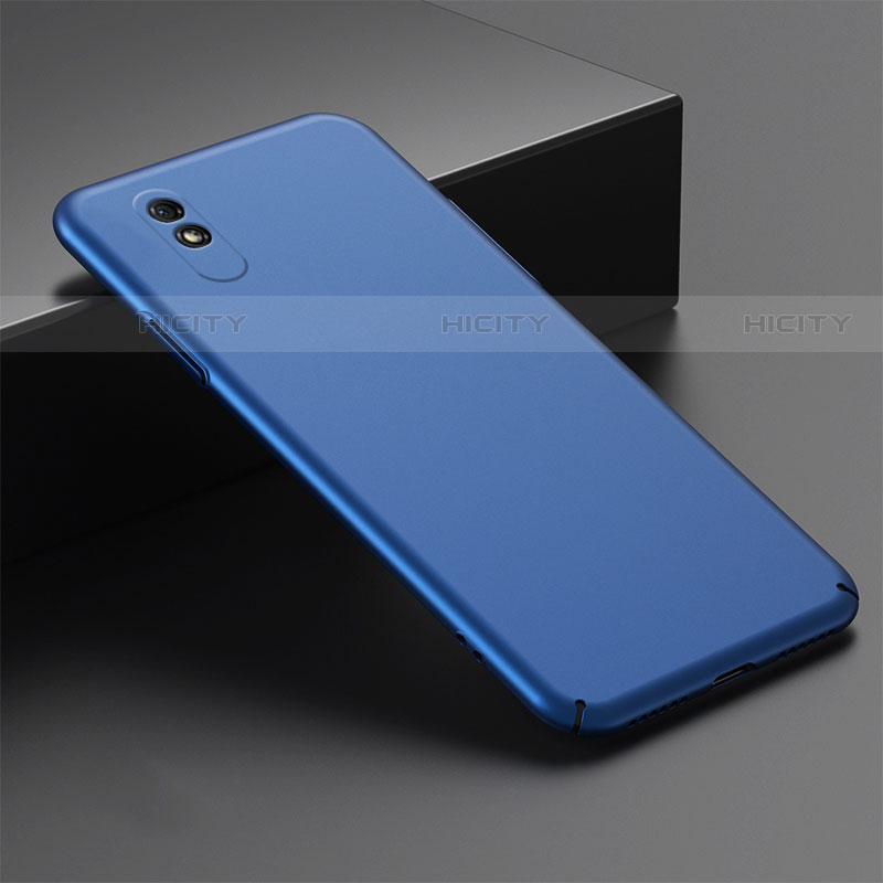 Funda Dura Plastico Rigida Carcasa Mate P01 para Xiaomi Redmi 9A Azul