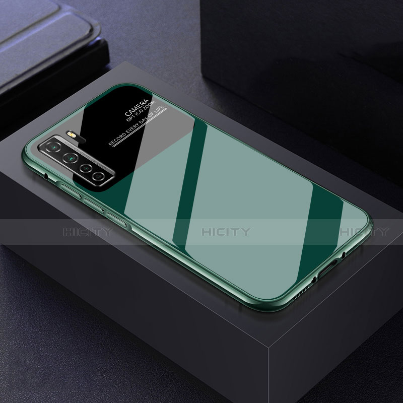 Funda Dura Plastico Rigida Carcasa Mate P02 para Huawei Nova 7 SE 5G Verde