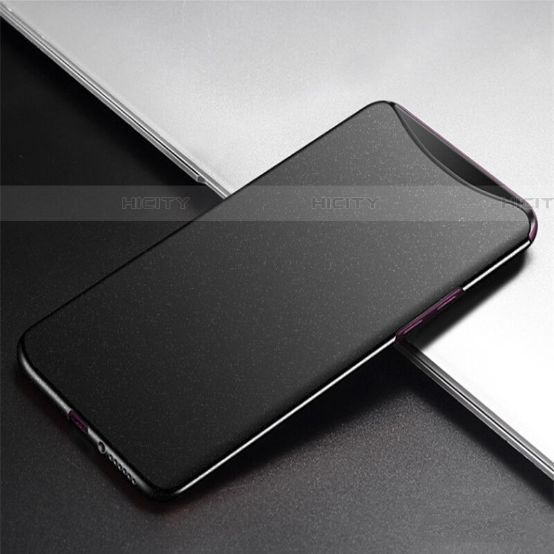 Funda Dura Plastico Rigida Carcasa Mate P02 para Oppo Find X Negro