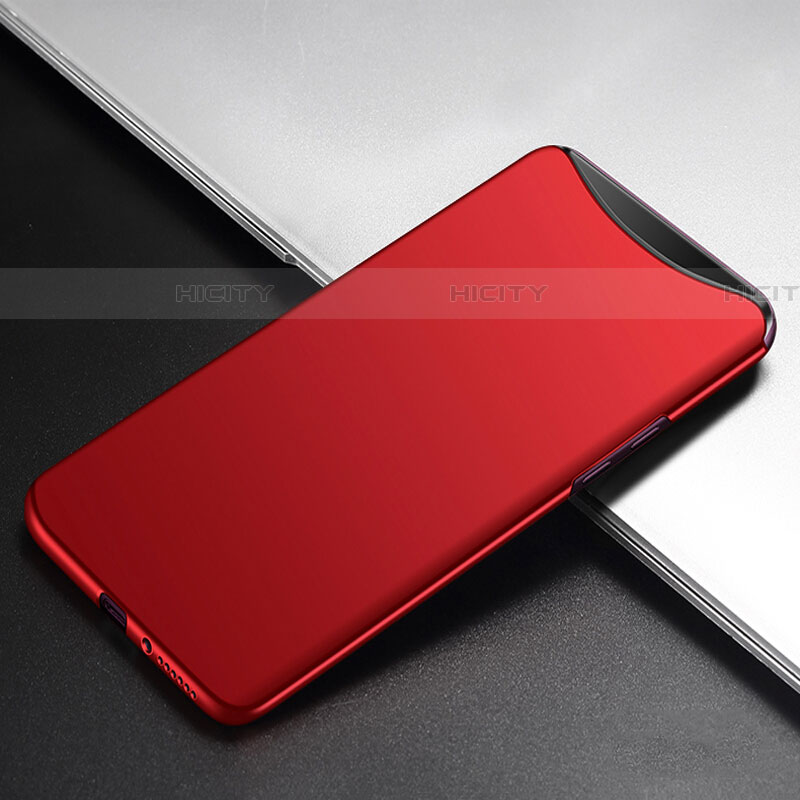 Funda Dura Plastico Rigida Carcasa Mate P02 para Oppo Find X Rojo