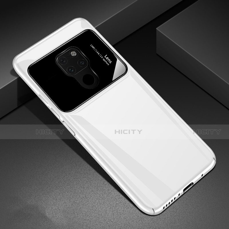 Funda Dura Plastico Rigida Carcasa Mate P03 para Huawei Mate 20 X 5G Blanco