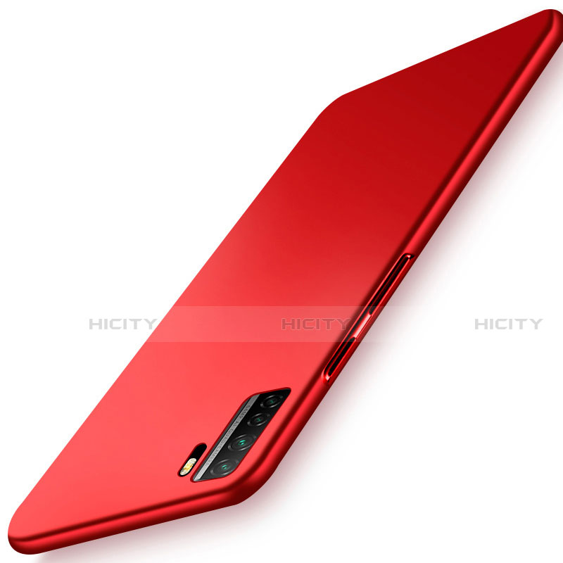 Funda Dura Plastico Rigida Carcasa Mate P03 para Huawei Nova 7 SE 5G Rojo