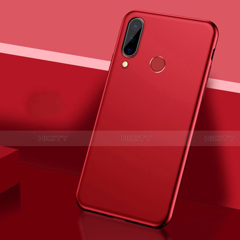 Funda Dura Plastico Rigida Carcasa Mate P03 para Huawei P30 Lite XL Rojo