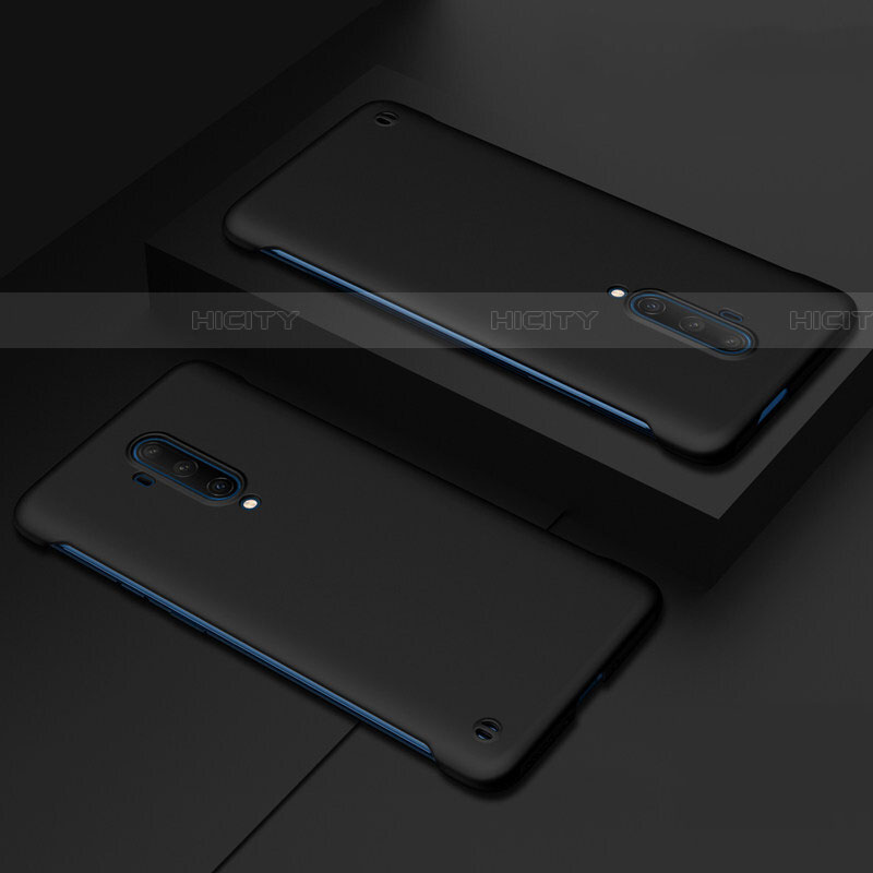 Funda Dura Plastico Rigida Carcasa Mate P03 para OnePlus 7T Pro Negro