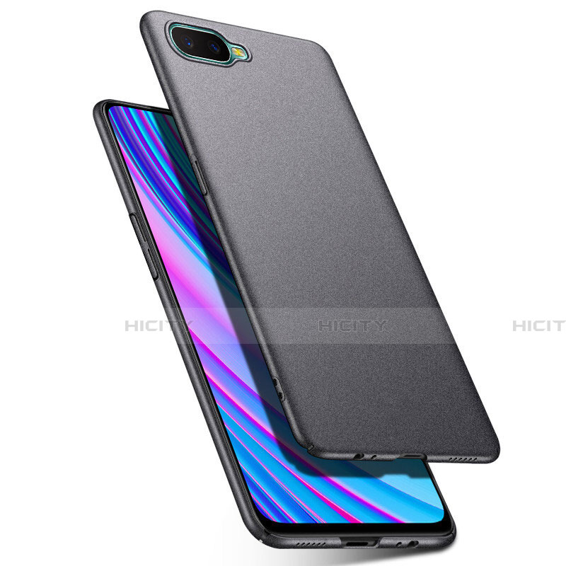 Funda Dura Plastico Rigida Carcasa Mate P03 para Oppo R15X Gris