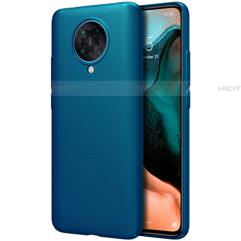 Funda Dura Plastico Rigida Carcasa Mate P03 para Xiaomi Poco F2 Pro Azul