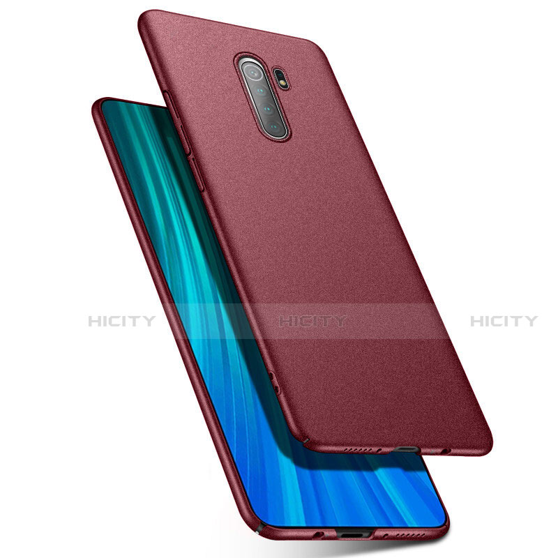 Funda Dura Plastico Rigida Carcasa Mate P03 para Xiaomi Redmi Note 8 Pro Rojo Rosa