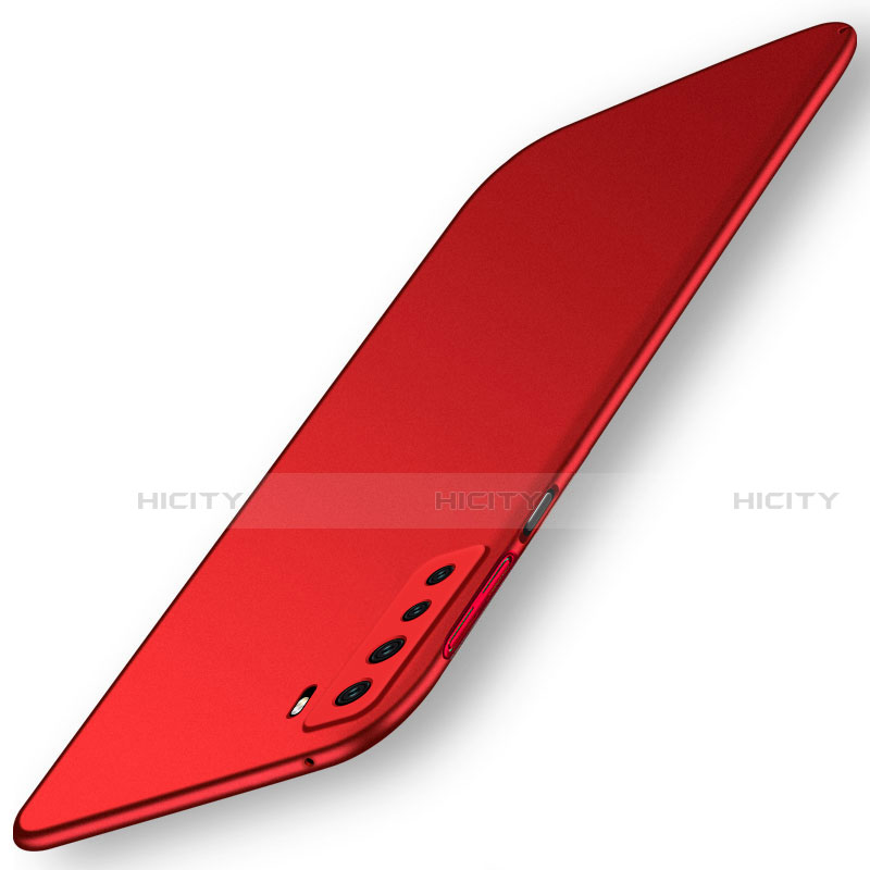 Funda Dura Plastico Rigida Carcasa Mate P06 para Huawei P40 Lite 5G Rojo