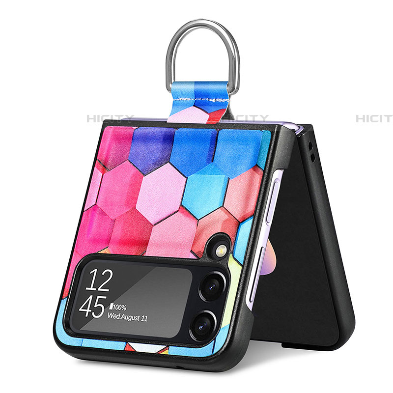 Funda Dura Plastico Rigida Carcasa Mate P06 para Samsung Galaxy Z Flip4 5G