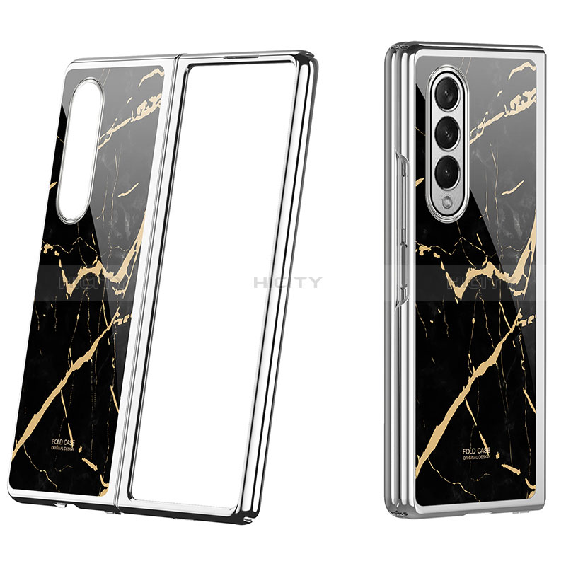 Funda Dura Plastico Rigida Carcasa Mate P08 para Samsung Galaxy Z Fold3 5G Plata