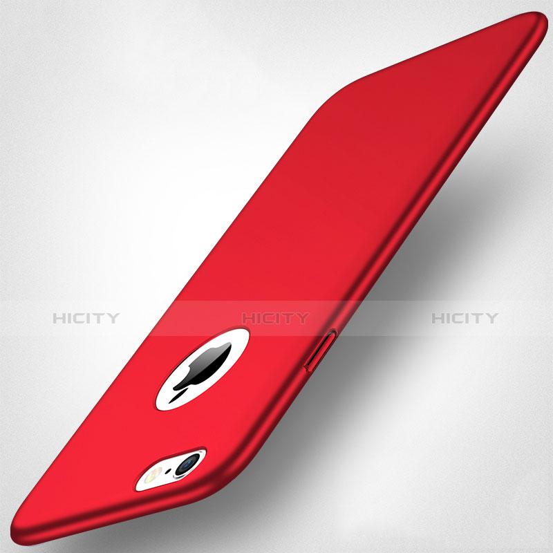 Funda Dura Plastico Rigida Carcasa Mate P09 para Apple iPhone 6S Rojo