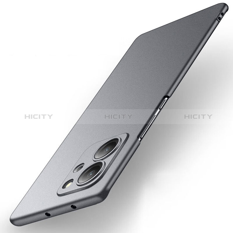 Funda Dura Plastico Rigida Carcasa Mate para Huawei Honor 80 SE 5G Gris