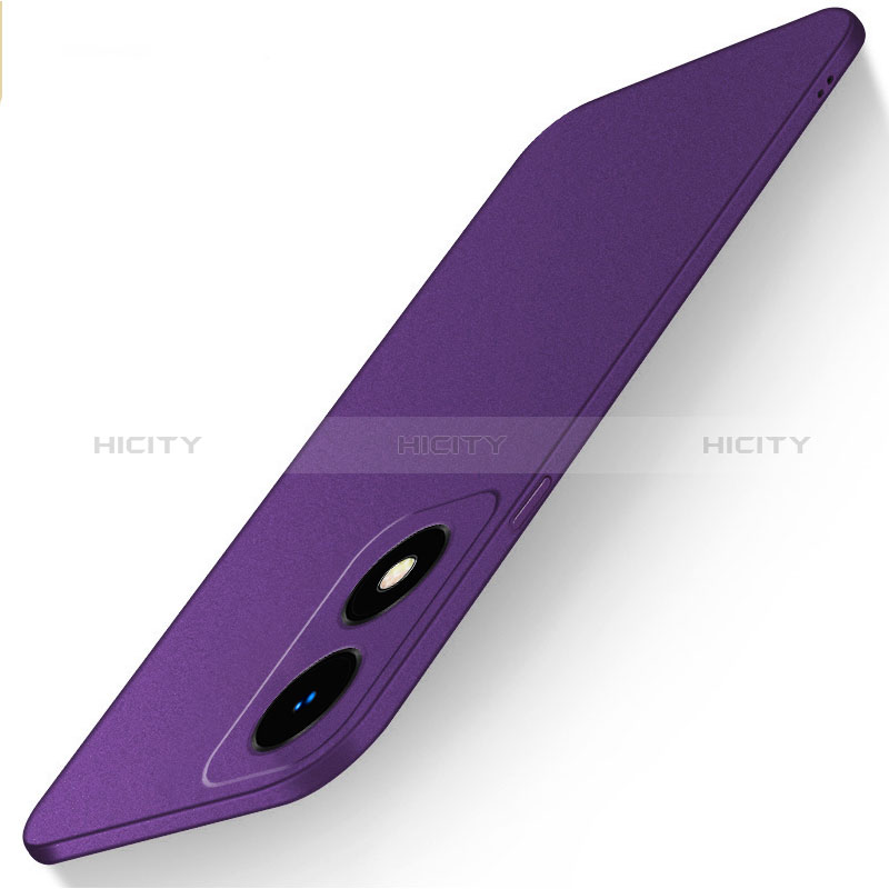 Funda Dura Plastico Rigida Carcasa Mate para Oppo A2x 5G Morado