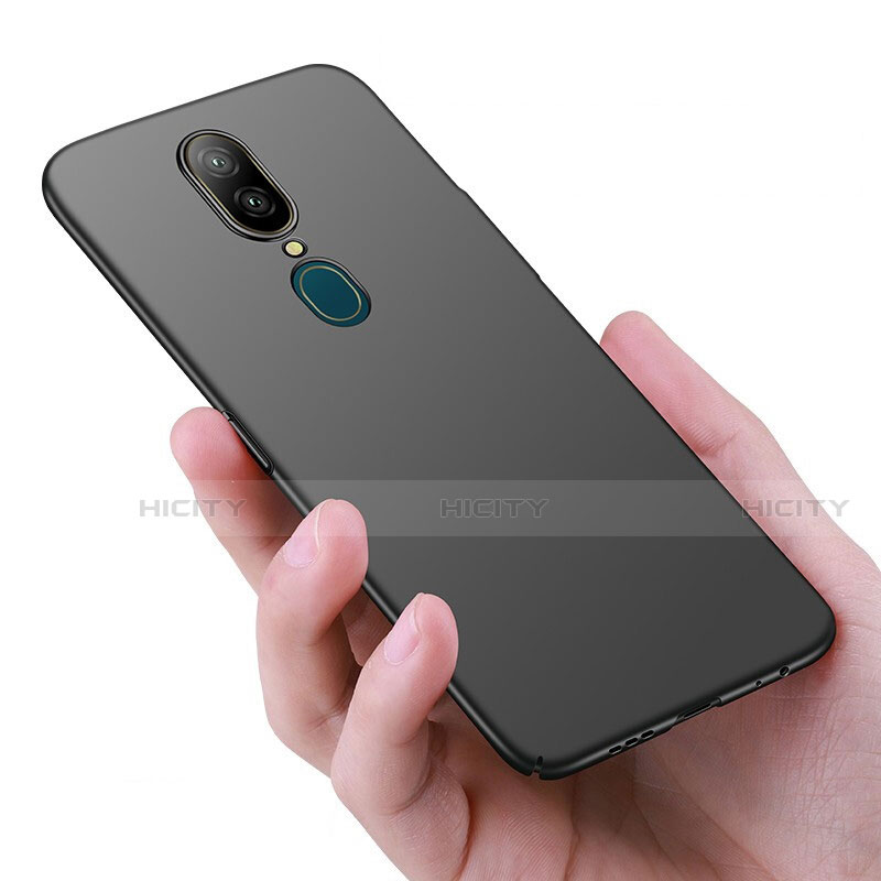 Funda Dura Plastico Rigida Carcasa Mate para Oppo A9 Negro