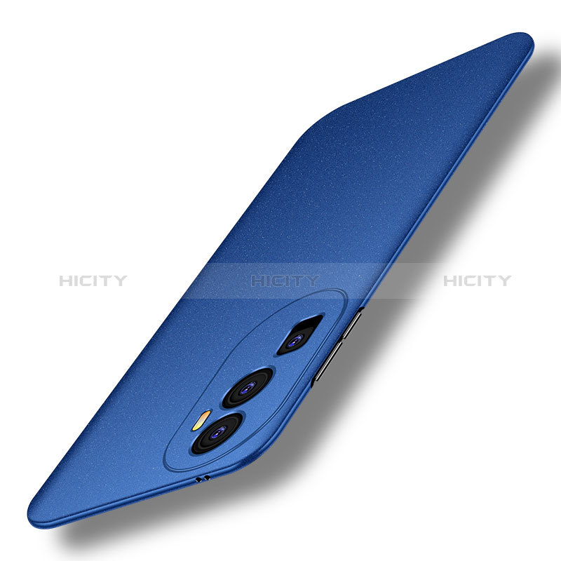 Funda Dura Plastico Rigida Carcasa Mate para Oppo Reno10 Pro+ Plus 5G Azul