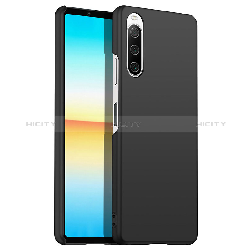 Funda Dura Plastico Rigida Carcasa Mate para Sony Xperia 10 III Lite Negro