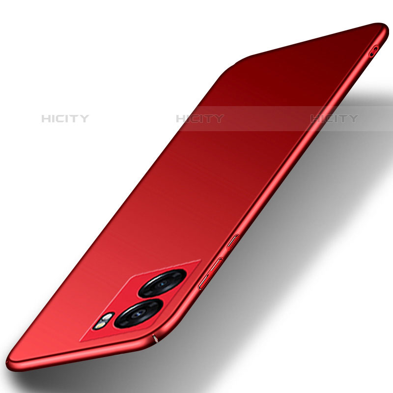 Funda Dura Plastico Rigida Carcasa Mate para Vivo Y55s (2021) Rojo