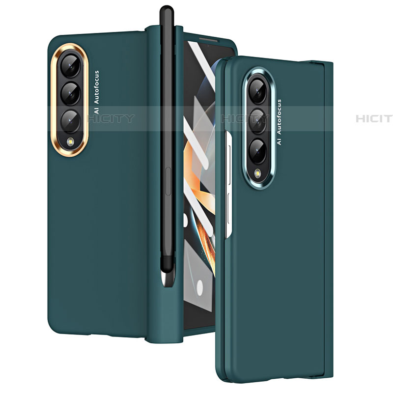 Funda Dura Plastico Rigida Carcasa Mate R07 para Samsung Galaxy Z Fold4 5G Verde