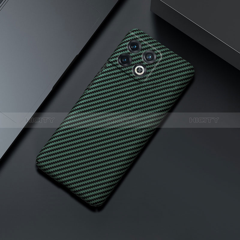 Funda Dura Plastico Rigida Carcasa Mate Twill para OnePlus 10 Pro 5G Verde