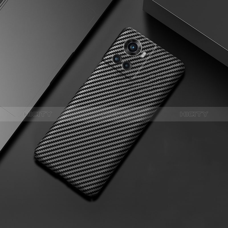 Funda Dura Plastico Rigida Carcasa Mate Twill para OnePlus Ace 5G Negro